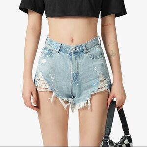SMFK COMPASS STRAIGHT LEG SHORTS BLUE
